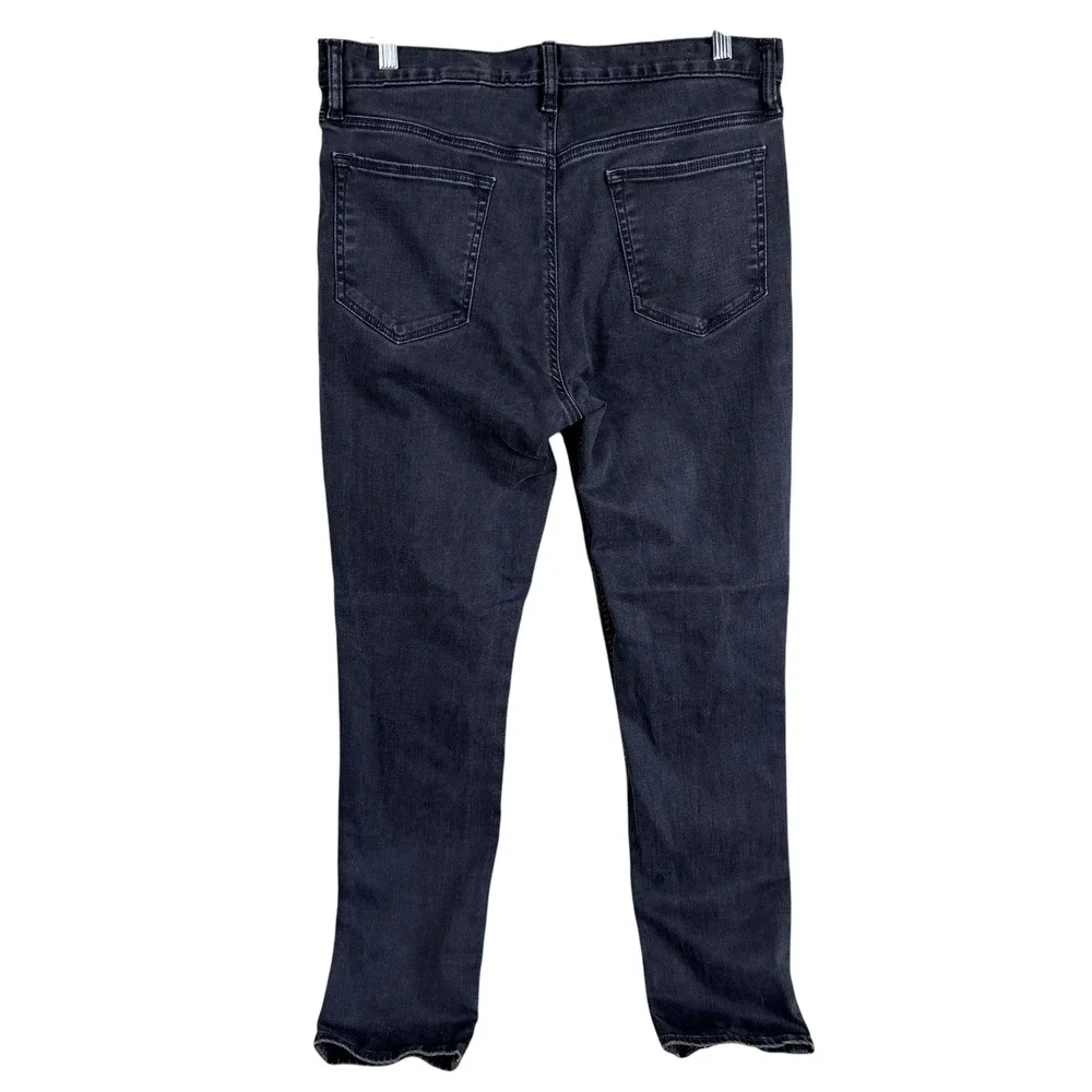 Banana Republic Traveler Slim Fit‎ Jeans Mens 33x32 Dark Wash Black Denim Pants